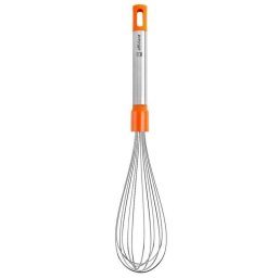 Batidor BRA Efficient A195001 31cm 200ºC Acero Inoxidable Naranja