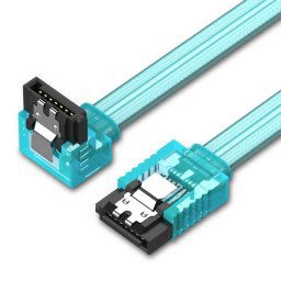 Cable SATA Vention KDDSD 50cm Azul SATA III 6Gbps Blindado Macho/Macho
