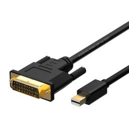 Cable conversor Mini DisplayPort AISENS A125-0363 2m Macho-Macho DVI Oro 24K Blindado