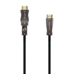 Cable HDMI AISENS A153-0645 V2.1 Ultra Alta Velocidad 8K 48Gbps 20M Negro Adaptador Incluido