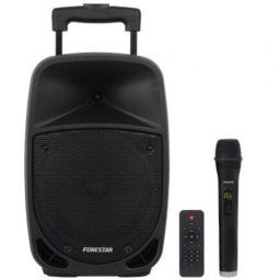 Altavoces Fonestar MALIBU-308 Portátiles Bluetooth 100W Batería Trolley Karaoke Micrófono