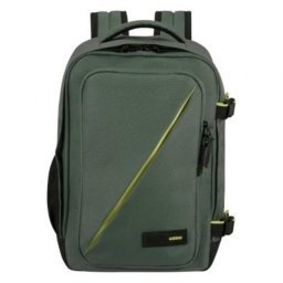 Mochila American Tourister Take2cabin S Verde Dark Forest 24.2L Recyclex Smart Sleeve