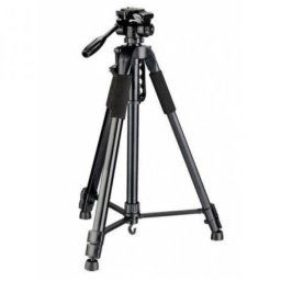 Bresser TR-682AN Trípode con Cabezal Giratorio 3 Vías 180cm