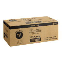 Smilla Sterilised Bocaditos con verduras - 85 g - Pack % - Pack mixto (48 x 85 g)