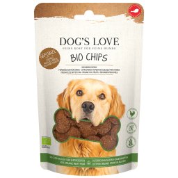 Dog's Love Bio Chips con ave ecológica - 150 g