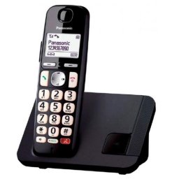 Panasonic KX-TGE250SPB Teléfono Inalámbrico Negro