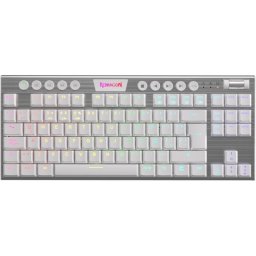 Redragon Horus K621W Teclado Inalámbrico Mecánico TKL Gaming RGB Switch Rojo Blanco