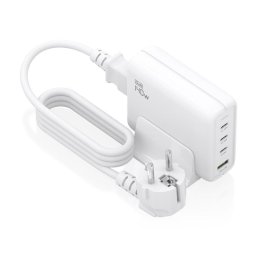 Cargador de Sobremesa AISENS ASCH-140W4P055-W GaN 140W, 3x USB-C PD3.1, 1x USB-A QC3.0, Blanco
