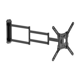 Soporte de Pared Aisens WT65TSLE-385 Giratorio Inclinable Nivelable 23-65" VESA 400x400mm Acero 35kg Negro
