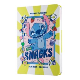 Agenda escolar A6 Semana Vista Tapa Dura 248 páginas Cinta Marcapáginas Bolsillo Interior Inglés