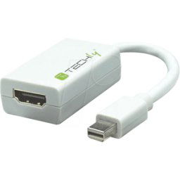 TECHLY IADAP-MDP-HDMIF - Adaptador DisplayPort, conector Mini DP a toma HDMI