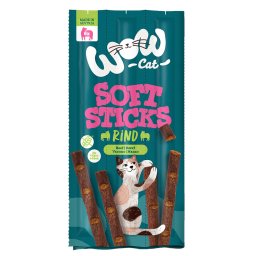 WOW Cat Soft Sticks - Vacuno (36 x 5 g)