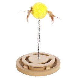 Flamingo Kitty Brain Train con plumas juguete para gatos - 1 unidad