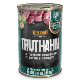 Belcando Super Premium para perros lata única 1 x 400 g - Pavo con arroz y calabacín