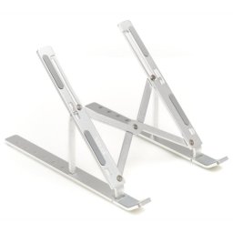 Iggual Soporte Portátil Plegable Aluminio Plata 17