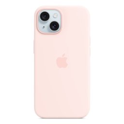 Funda Apple MXPH3ZM/A Rosa para iPhone 15, 15.5 cm (6.1″) Monocromo