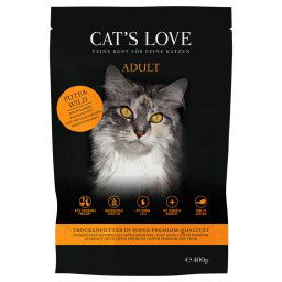 Cat's Love Adult con pavo y caza pienso para gatos - 2 x 400 g