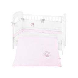 Juego de cama bordado 2 piezas EU Style 60/120 Kikkaboo Dream Big Rosa