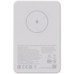Xiaomi Magnetic Power Bank 5000mAh MagSafe Carga Inalámbrica USB-C 18.5W Blanca