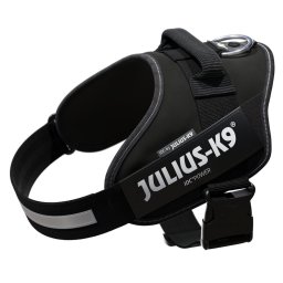 Arnés Julius-K9 IDC® Power negro para perros - Talla 1