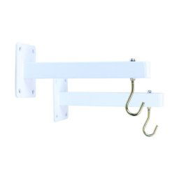 Kimex Kit de 2 Soportes para Pantalla de Proyección Blanco
