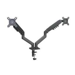 Nilox Soporte de Brazo Artículo de 2 Monitores de 15" a 32" Max 9Kg VESA 100x100/75x75 Negro