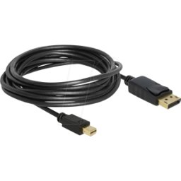 DELOCK 83479 - Enchufe MiniDP 1.2 a enchufe DP, 5,0 m