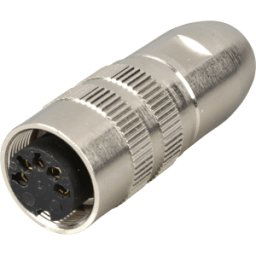 LUMBERG LUM 0322-05 - Conector hembra, conector redondo, IP 68, 360°, apantallado, 5 p