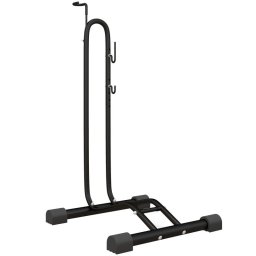 Sportnow Soporte Para Bicicletas De Suelo Vertical Y Horizontal Negro