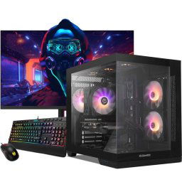 PC Gaming Neo-PC AMD Ryzen 5 9600X 32GB 2TB SSD NVMe RTX 5060 + Monitor 27" FHD