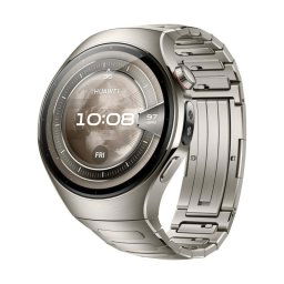 Smartwatch Huawei WATCH 5 GPS Wifi Banda Titanio Plata X-TAP ECG/PPG/Carga inalámbrica
