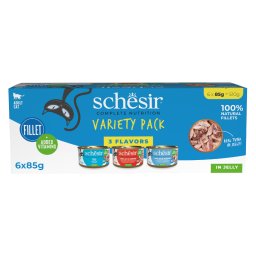 Schesir Complete Nutrition Filete en gelatina 6 x 85 g - Pack mixto (3 variedades)