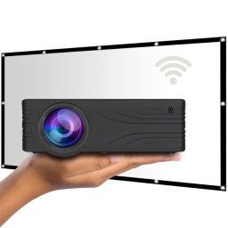 La Vague LV-HD240 Proyector LED HD WiFi + Pantalla 2.21x1.25m