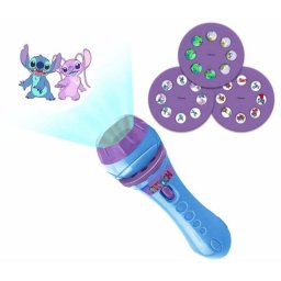 Proyector infantil Lexibook LTC050D 24 imágenes 2 en 1 Azul Violeta 3 discos LED