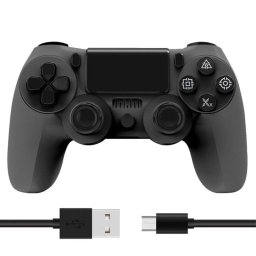 Mando inalámbrico Bluetooth Compatible PC/PS2/PS3/PS4 Vibración Dual Batería 600mAh Antideslizante
