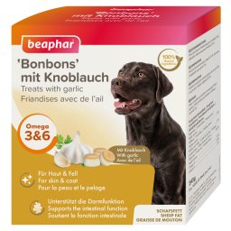 beaphar caramelos con ajo para perros - 2 x 245 g