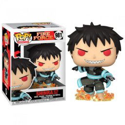 Funko Pop Animación Fire Force Shinra con Fuego
