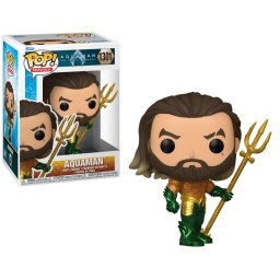 Funko Pop DC Comics Aquaman y el Reino Perdido Aquaman con Traje de Héroe