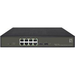 Switch Gestionado LevelOne GES-2110P 8 Puertos Gigabit PoE+ 130W 2 SFP Sin Ventilador