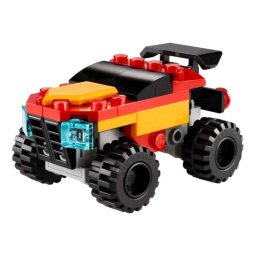Set de construcción LEGO Creator Mini-Monstertruck 30691 3 en 1 compacto creativo multifunción