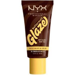NYX Professional Makeup Base de Maquillaje Skin Tint Buttermelt Glaze Soft Glow + Protección SPF/FPS 40 30 ml de . 30 ml