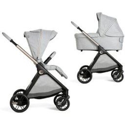 Chicco Carro de bebé Bellagio 2 piezas : silla paseo y capazo flexi. Gris niño