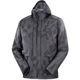 Salomon Chaqueta cortavientos de hombre Outlife Packable . Estampado XS