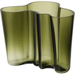 iittala Jarrón Verde Alvar Aalto . Verde Pequeño