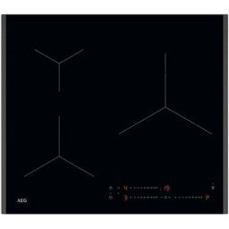 AEG Placa inducción con 3 zonas de cocción - TO63IV00FB. Negro