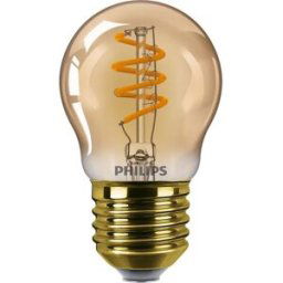 Philips Bombilla LED deco Filamentos Esférica 2,6 W 1800 K.