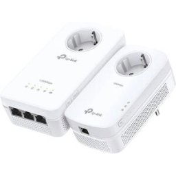 TP-Link Powerline TL-WPA8631P KIT Wi-Fi AC Gigabit AV1200 con enchufe. Blanco