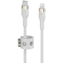 Belkin Cable antienredos Boost Charge Pro Flex de USB-C a Lightning blanco. Blanco