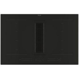 HAIER Placa inducción , 4 Zonas Flex, con extractor integrado, I-Dual Series 6 - HAIH82MTMCF. Negro (detroit)