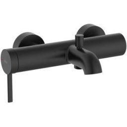 Roca Grifo monomando para bañera o ducha Ona . Negro mate